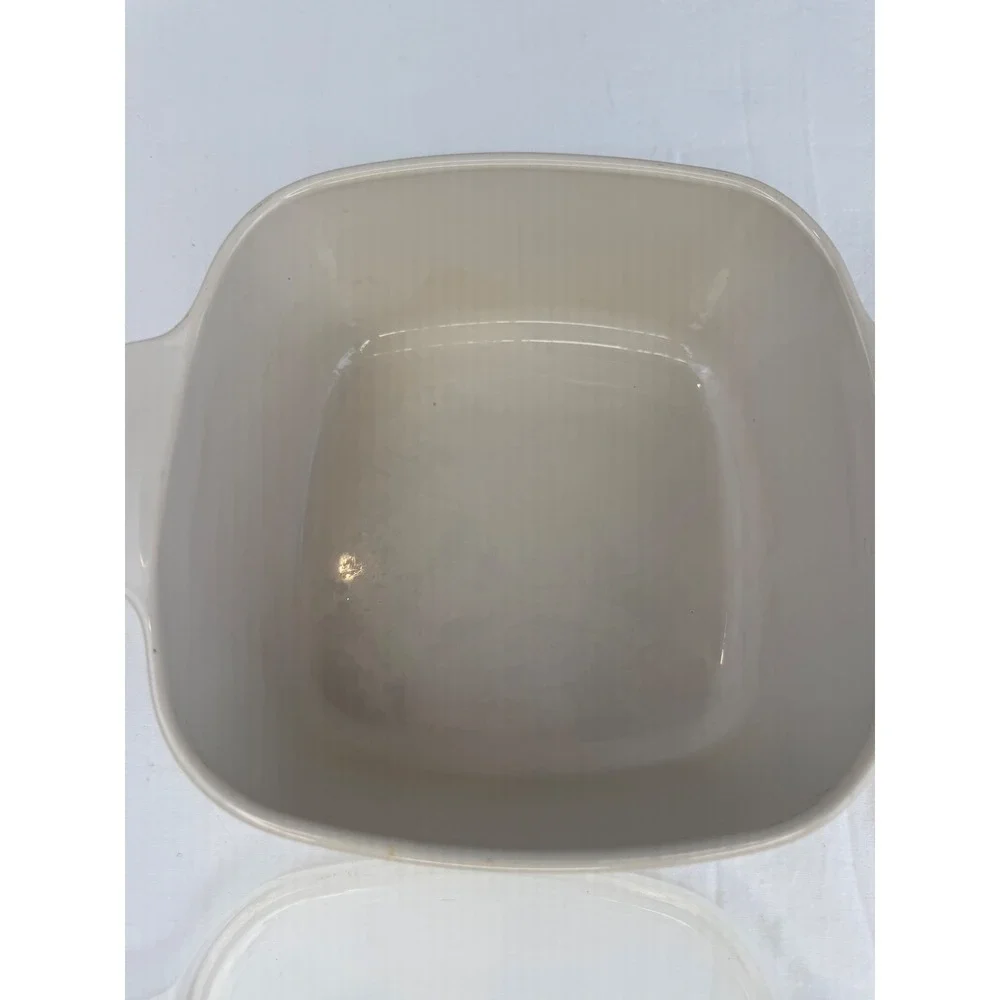 Vtg Corning Ware English Meadow 1.5L Casserole Dish A-1 1/2-B Lid Granny Cottage